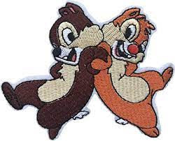 Disney Chip 'n Dale Embroidered Patch- new