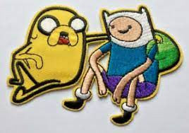 3.25  inches wide, a new Adventure TIme "Jake and Finn" embroidered patch.  Founding member of the Fantastic Four franchise.  Sew or iron on. New. 

Please note we will always combine shipping on like items.  Any additional patch or pin will ship for 50 cent per item.  Any additional payment will be reimbursed to your Paypal account.  Thank You.