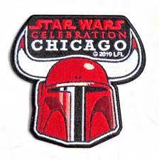 Star Wars Celebration "Chicago Bulls" 2019 Embroidered Patch -new