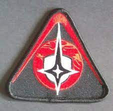 3 1/4" triangle, Alliance Security patch from the Serenity movie. Sew or iron on. New.

Please note we will always combine shipping on like items.  Any additional patch or pin will ship for 50 cent per item.  Any additional payment will be reimbursed to your Paypal account.  Thank You.