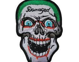 3.5 inches tall, a new The Joker "Damaged" from the Batman movie embroidered patch. Sew on or iron on.

Please note we will always combine shipping on like items.  Any additional patch or pin will ship for 50 cent per item.  Any additional payment will be reimbursed to your Paypal account.  Thank You.