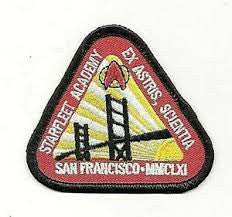 3.75 inches wide, a new Star Trek: The Next Generation Starfleet Academy embroidered patch. Sew on or iron on. New.

Please note we will always combine shipping on like items.  Any additional patch or pin will ship for 50 cent per item.  Any additional payment will be reimbursed to your Paypal account.  Thank You.