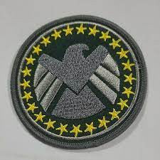3 inches diameter, a new Marvel, Agents of S.H.I.E.L.D. Logo embroidered patch. Sew or iron on. New. 

Please note we will always combine shipping on like items.  Any additional patch or pin will ship for 50 cent per item.  Any additional payment will be reimbursed to your Paypal account.  Thank You.