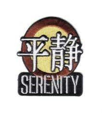 Firefly TV Series Serenity Name and Characters Logo Embroidered Patch - New