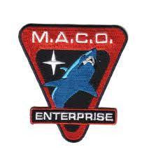 3.5 inches tall, a new Star Trek Enterprise M.A.C.O. Commandos Shark Logo embroidered patch. Sew on or iron on. New.

Please note we will always combine shipping on like items.  Any additional patch or pin will ship for 50 cent per item.  Any additional payment will be reimbursed to your Paypal account.  Thank You.