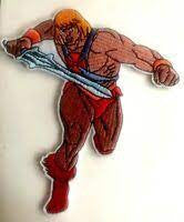 4.5 inches tall, a new He-Man Attacks, "Masters of the Universe" embroidered patch.  Sew on or iron.  New.

Please note we will always combine shipping on like items.  Any additional patch or pin will ship for 50 cent per item.  Any additional payment will be reimbursed to your Paypal account.  Thank You.
