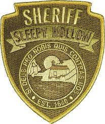 Sleepy Hollow Sheriff Uniform Shoulder Embroidered Patch -new