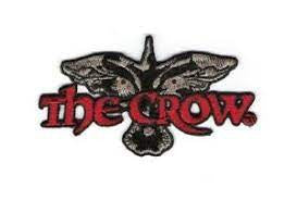 6 inches wide, a new The Crow (Brandon Lee) Motion Picture regular sized logo embroidered patch.  Sew on or iron.  

Please note we will always combine shipping on like items.  Any additional patch or pin will ship for 50 cent per item.  Any additional payment will be reimbursed to your Paypal account.  Thank You.