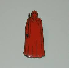 1. 7/8 inches tall, a newStar Wars: The Emperor’s Royal Guard Figure Enamel Metal Pin with clutch back. New.

Please note we will always combine shipping on like items.  Any additional patch or pin will ship for 50 cent per item.  Any additional payment will be reimbursed to your Paypal account.  Thank You.