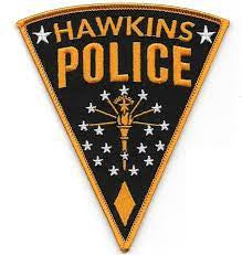 4.5" inches tall, Stranger Things Hawkins Police Department Logo embroidered patch. Sew on or iron on. New.

Please note we will always combine shipping on like items.  Any additional patch or pin will ship for 50 cent per item.  Any additional payment will be reimbursed to your Paypal account.  Thank You.