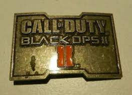 Call of Duty Black OPS II Logo Metal Stamped Belt Buckle -New