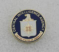 1 inches diameter, The Central Intelligence Agency "C.I.A."  logo enamel pin with clutch back. New.

Please note we will always combine shipping on like items.  Any additional patch or pin will ship for 50 cent per item.  Any additional payment will be reimbursed to your Paypal account.  Thank You.