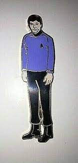 Star Trek: The Original Series Doctor McCoy Figure Clossaine Pin -1988
