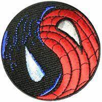 3 inches diameter, a new the Amazing Spider-Man "Ying and Yang" embroidered patch. Sew or Iron on.  New.
 
Please note we will always combine shipping on like items.  Any additional patch or pin will ship for 50 cent per item.  Any additional payment will be reimbursed to your Paypal account.  Thank You.