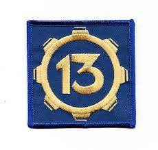 3 inches wide, a new Fallout Video Game Vault 13 Logo embroidered patch. Sew on or iron on. New.

Please note we will always combine shipping on like items.  Any additional patch or pin will ship for 50 cent per item.  Any additional payment will be reimbursed to your Paypal account.  Thank You.