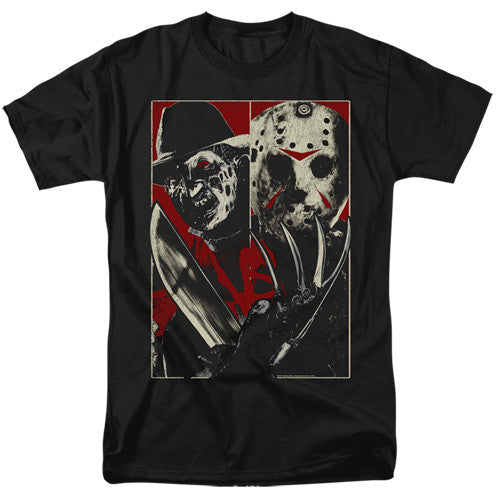 Freddy vs Jason Adult/Unisex Tshirt Size S-2X
100% Cotton High Quality Pre Shrunk Machine Washable T Shirt