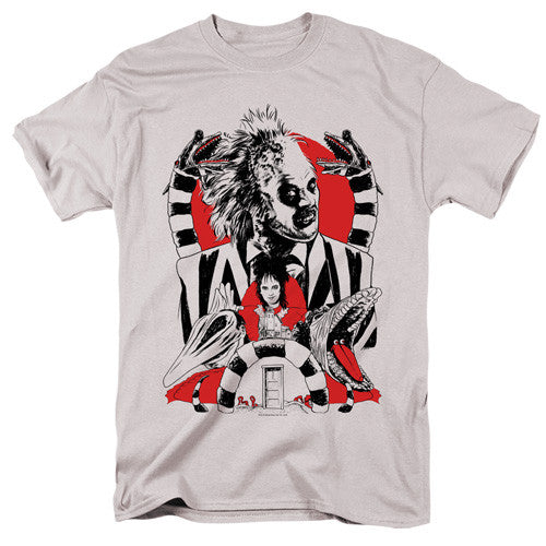 Beetlejuice Movie-Beetlejuice Collage Adult Unisex Tshirt Size S-2X
100% Cotton High Quality Pre Shrunk Machine Washable T Shirt