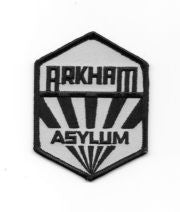 DC Comics batman arkham asylum sanatorium logo embroidered patch
This is the logo of Gotham City’s Arkham Asylum for the insane, as seen in many of the Batman movies and comic books, and actually created by H.P. Lovecraft. This mint patch measures 3″ across