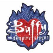 Buffy the vampire slayer flames logo embroidered 4" patch
This mint patch features the heart logo, surrounded by blue flames, from the hit cult TV show, Buffy, The Vampire Slayer. It is an embroidered patch which measures 3 1/2″ x 4″.