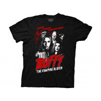 Buffy the vampire slayer-Demons darkness dangerous crew
100% Cotton High Quality Pre Shrunk Machine Washable T Shirt