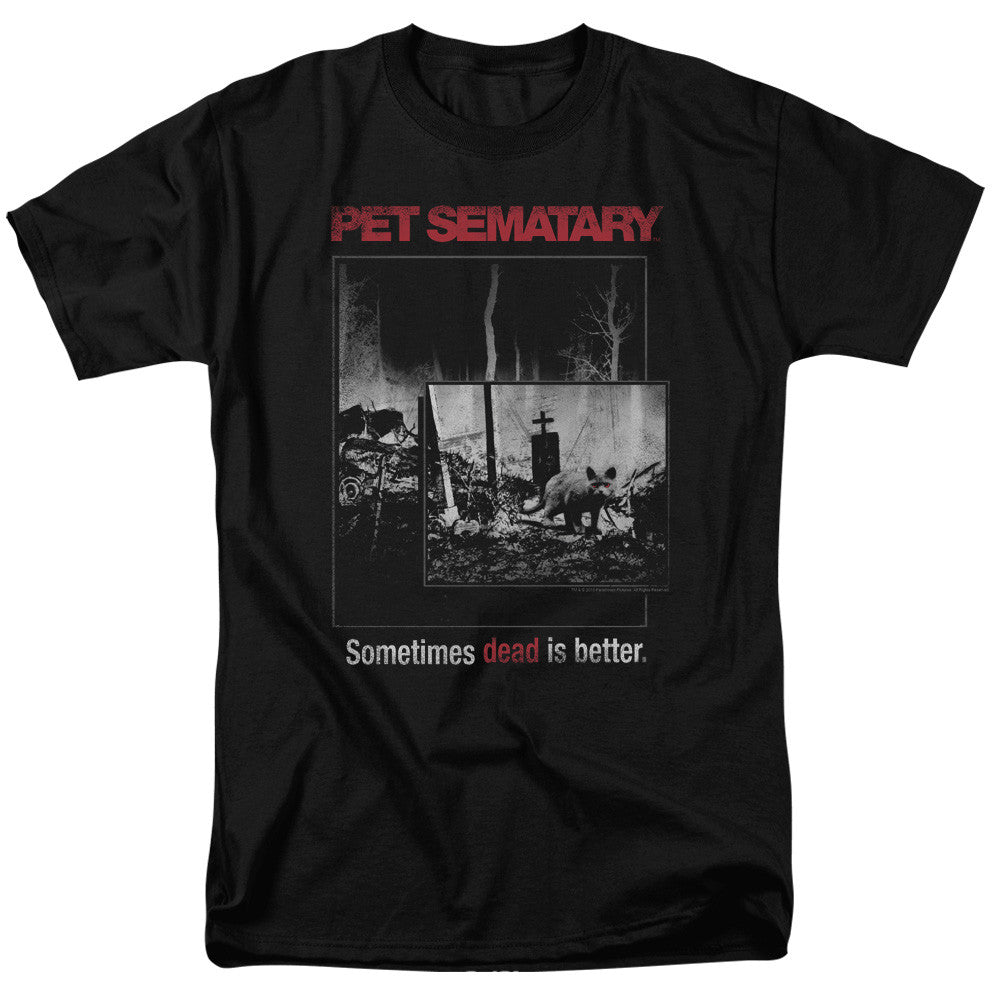 Pet Sematary Cat poster adult unisex t-shirt
100% Cotton High Quality Pre Shrunk Machine Washable T Shirt