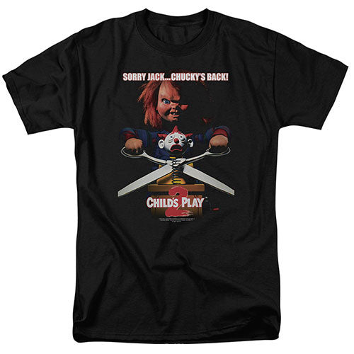 Child's Play-Chucky's back
100% Cotton High Quality Pre Shrunk Machine Washable T Shirt