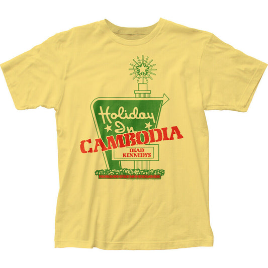 DEAD KENNEDYS "HOLIDAY IN CAMBODIA" Mens Unisex T-Shirt - Available in Sm to 2x
100% Cotton High Quality Pre Shrunk Machine Washable T Shirt