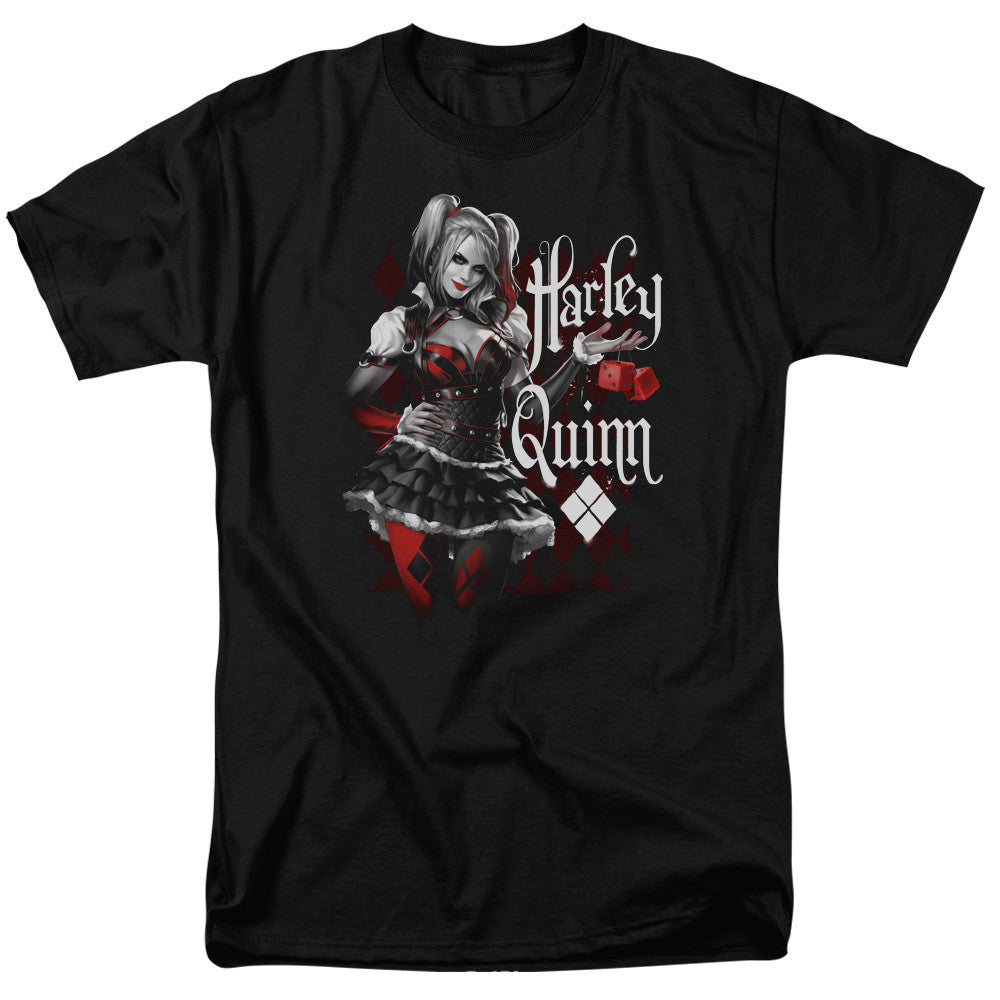 Harley Quinn-Dice
100% Cotton High Quality Pre Shrunk Machine Washable T Shirt