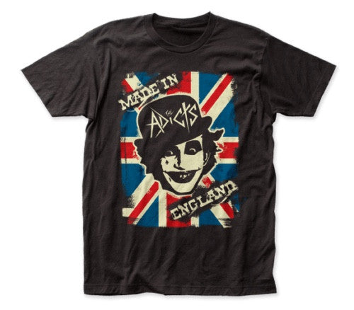 ADICTS "Made in England!" Mens Unisex T-Shirt. Available in Sm to 2x
100% cotton high quality pre shrunk machine washable t-shirt
