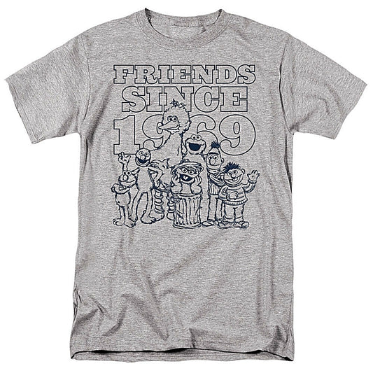 Sesame Street "Friends Since 1969" Mens Unisex T-Shirt, Available Sm to 3x
100% Cotton High Quality Pre Shrunk Machine Washable T Shirt
