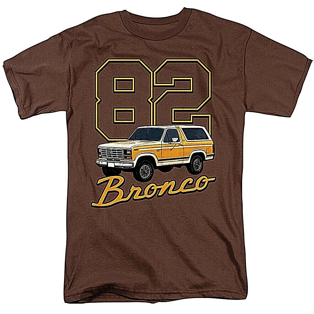 Ford Bronco 1982 Mens Unisex T-Shirt. Available Sm to 3x
100% Cotton High Quality Pre Shrunk Machine Washable T Shirt