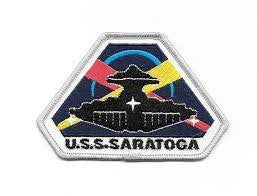 4 inches wide,  a new Space Above And Beyond USS Saratoga Space Station embroidered patch. Sew on or iron on. 

Please note we will always combine shipping on like items.  Any additional patch or pin will ship for 50 cent per item.  Any additional payment will be reimbursed to your Paypal account.  Thank You.