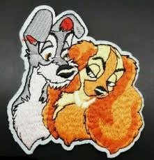 3 1/2" x 3 1/2 " tall, a new Disney, Lady And The Tramp embroidered patch. New.
 
Please note we will always combine shipping on like items.  Any additional patch or pin will ship for 50 cent per item.  Any additional payment will be reimbursed to your Paypal account.  Thank You.