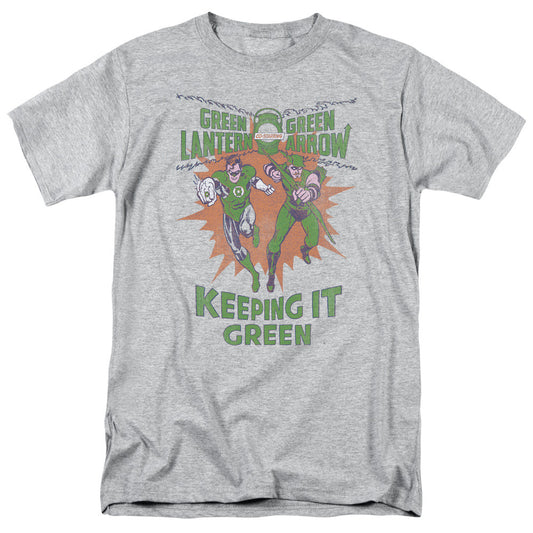 Green Lantern-Keeping it green
100% Cotton High Quality Pre Shrunk Machine Washable T Shirt
