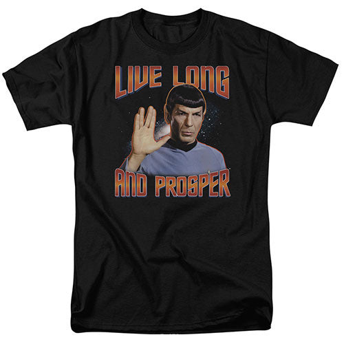 Star Trek - Live long and  prosper adult unisex tshirt
