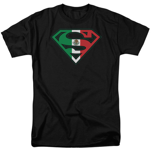 Superman-Mexican Flag Shield
100% Cotton High Quality Pre Shrunk Machine Washable T Shirt