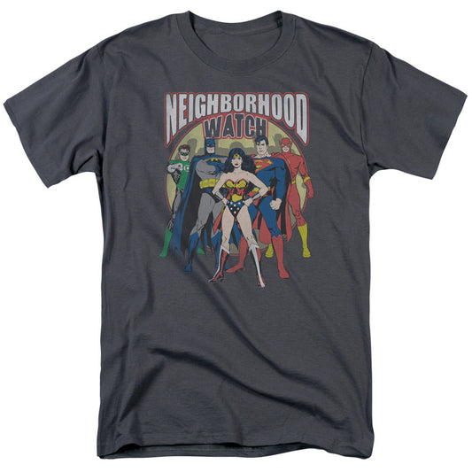 JLA-Neighborhood Watch
100% Cotton High Quality Pre Shrunk Machine Washable T Shirt