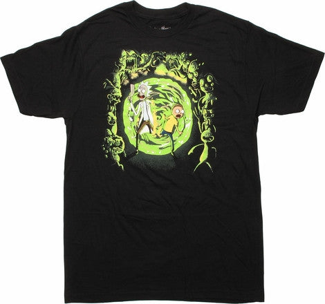 Rick and Morty -Portal and the monsters
100% Cotton High Quality Pre Shrunk Machine Washable T Shirt