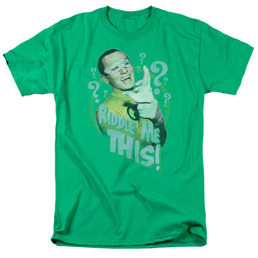 Batman-Riddle me this
100% cotton high quality pre shrunk machine washable t-shirt