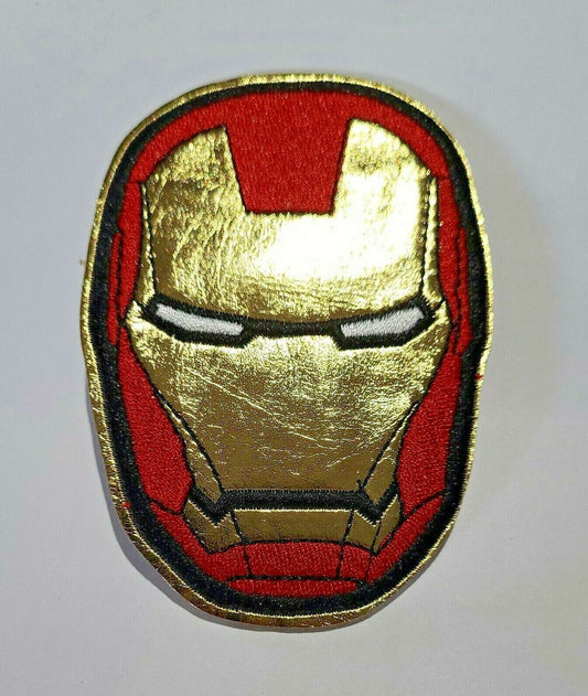 4 1/8 inches tall, a new The Invincible Iron Man "Portrait"  embroidered patch,  Sew on or iron. New.

Please note we will always combine shipping on like items.  Any additional patch or pin will ship for 50 cent per item.  Any additional payment will be reimbursed to your Paypal account.  Thank You.