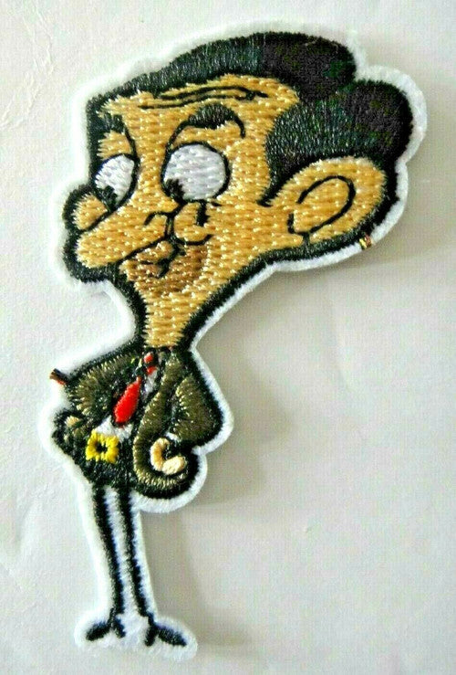 Mr. Bean Cartoon Caricature Embroidered Patch -new