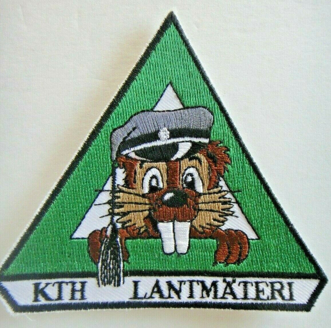 3 3/4 inches wide, a new Kth Lantmateri "Stockholm, Sweden" embroidered patch. Sew or iron on. New.
Part of my patch collection acquired over 25 years. 

Please note we will always combine shipping on like items.  Any additional patch or pin will ship for 50 cent per item.  Any additional payment will be reimbursed to your Paypal account.  Thank You.