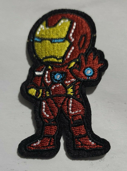 Marvel Iron Man "Chibi" Embroidered Patch -new