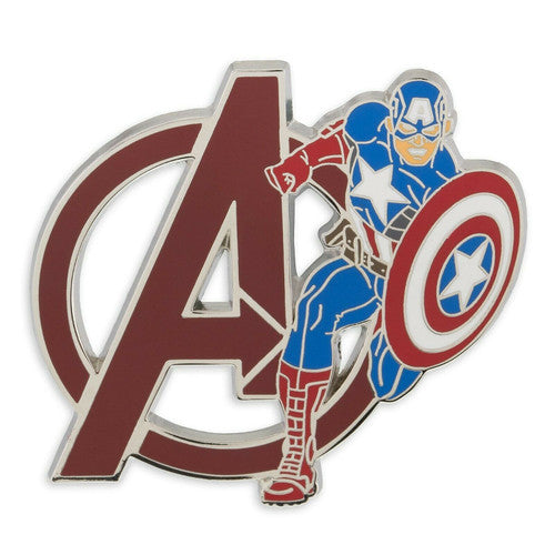 Marvel Comics, Captain America "the Avengers" Cloisonne Pin -new