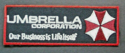 1 1/2" x 4 1/2", a new Umbrella Corp. embroidered patch. Sew or iron on. New.

Please note we will always combine shipping on like items.  Any additional patch or pin will ship for 50 cent per item.  Any additional payment will be reimbursed to your Paypal account.  Thank You.