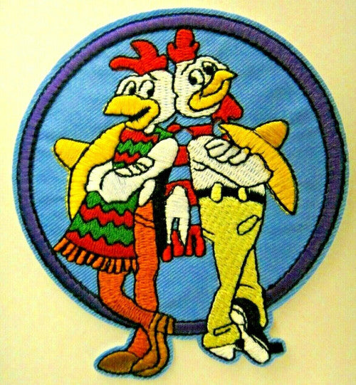 Breaking Bad Los Pollos Hermanos Die-Cut Logo Embroidered Patch -new