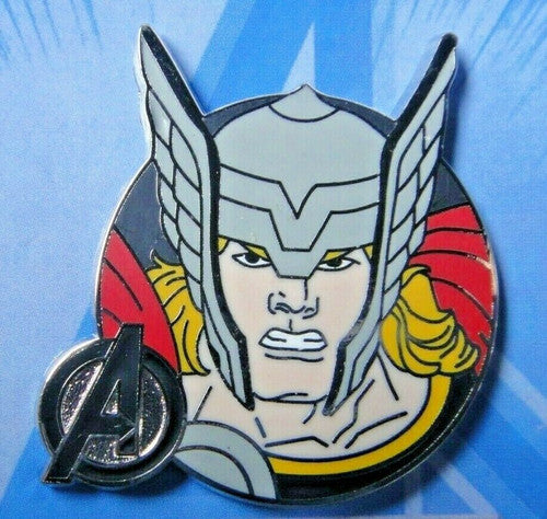 The Mighty Thor "Super Heroes Face" Enamel Pin - New