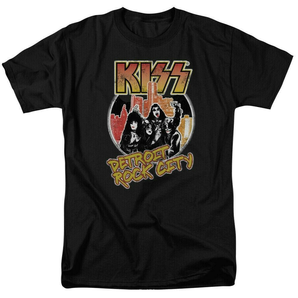 KISS "Detroit Rock City" Mens Unisex T-Shirt -Available in Sm to 2x
100% cotton high quality pre shrunk machine washable t-shirt