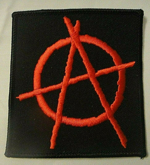 Anarchy Circled "A" (Sons of Anarchy) Shoulder Embroidered Patch -new