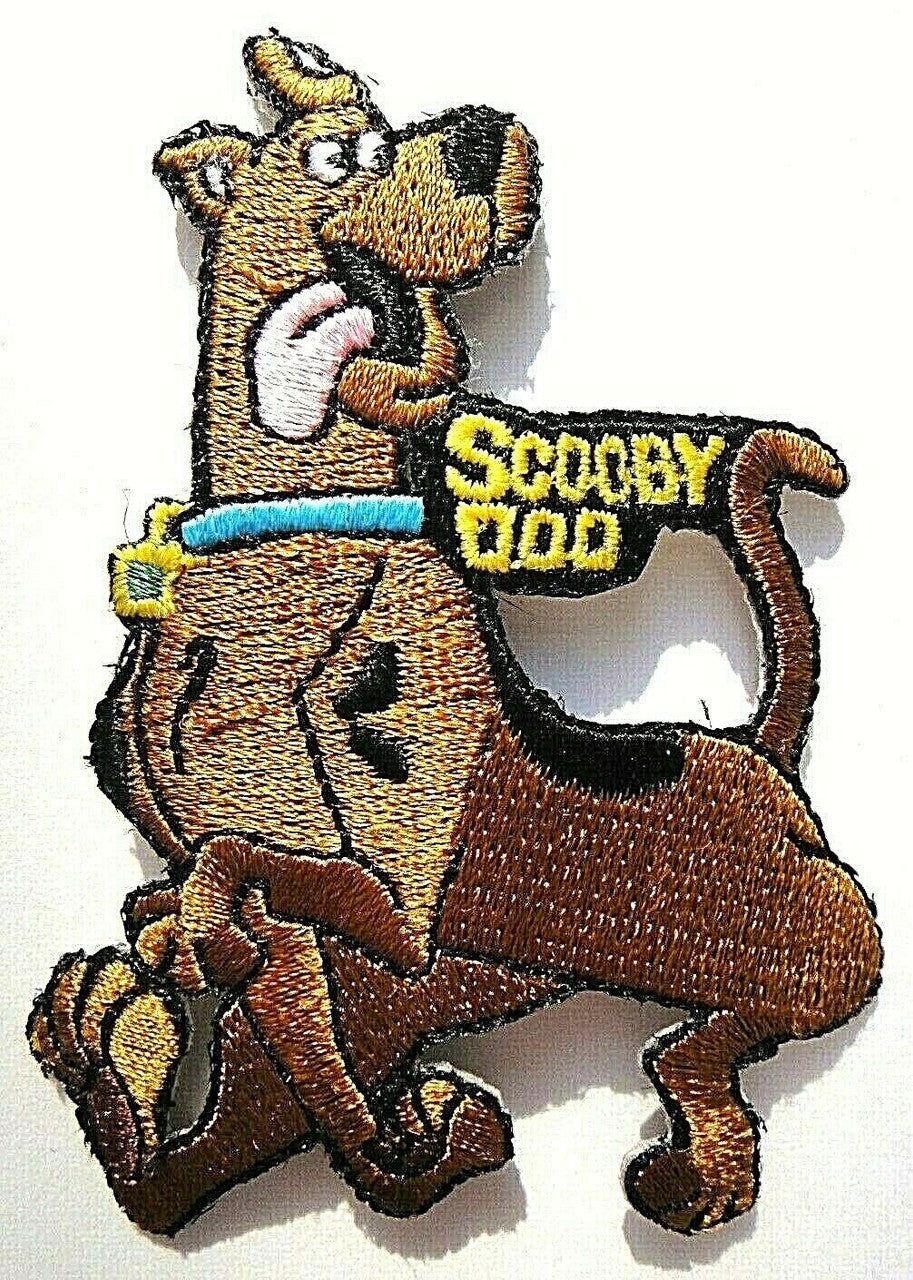 3 1/4 inches tall,  a new Scooby Doo "Running" (Hanna-Barbara) embroidered patch.  Sew or iron on. New. 

Please note we will always combine shipping on like items.  Any additional patch or pin will ship for 50 cent per item.  Any additional payment will be reimbursed to your Paypal account.  Thank You.